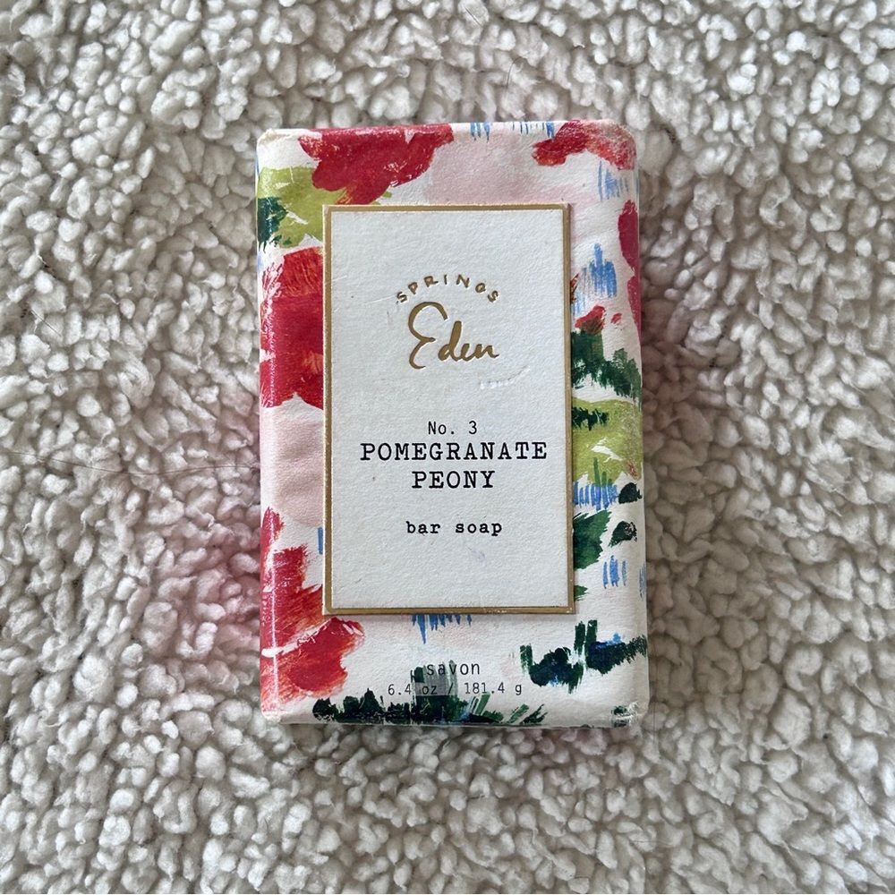 Anthropologie Spring’s Eden Pomegranate Peony Soap